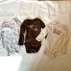 Carter’s long Sleeved Onesies
